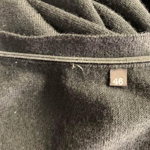 LORO PIANA Size 10 Black Cashmere Crew Neck Pullover