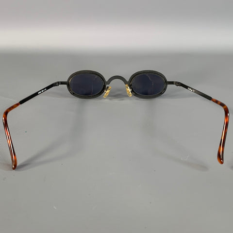 AJ MORGAN Brown Gold Gunmetal Sunglasses & Eyewear