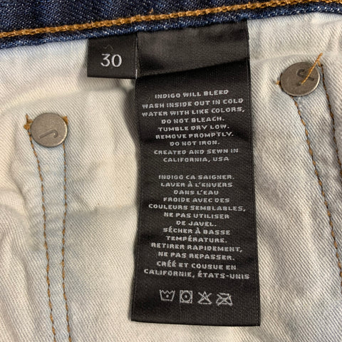 J BRAND Size 30 Blue Cotton Jeans