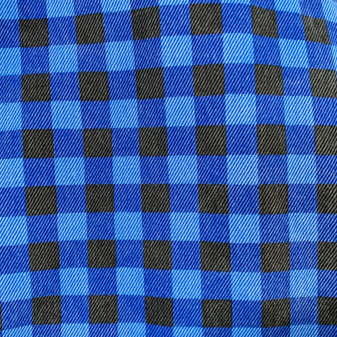 ALEXANDER WANG Size S Blue Black Checkered Cotton Oversized Shirt Jacket