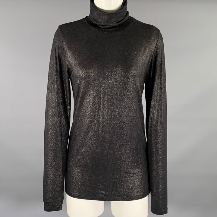 MAJESTIC Size 4 Glitter Turtleneck Pull Over