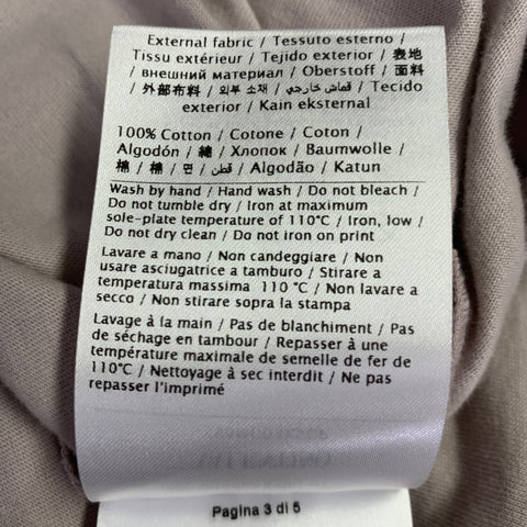 VALENTINO FW19 Size L Grey UFO Graphic Cotton Crew Neck T-shirt
