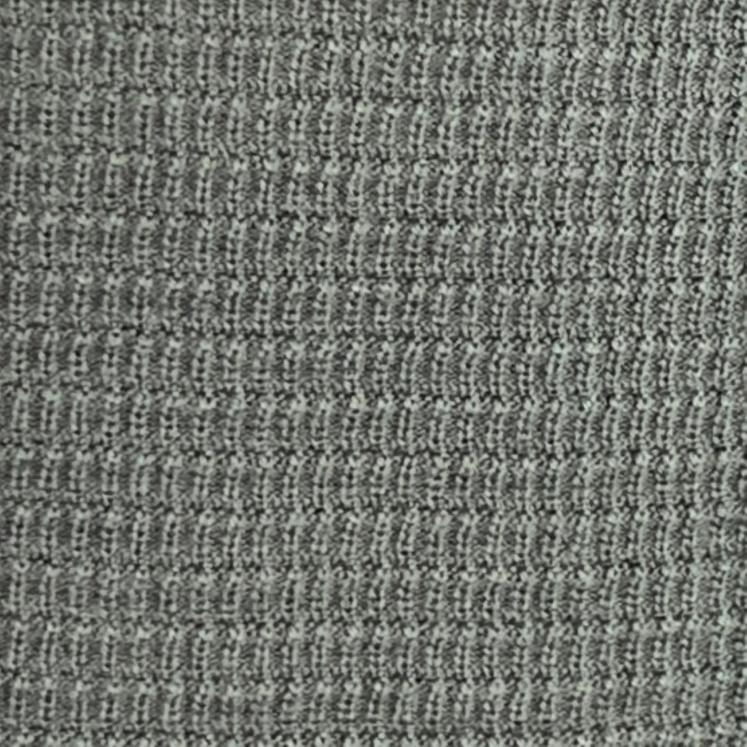 S.N.S HERNING Size M Green Waffle Knit Virgin Wool Buttoned Jacket