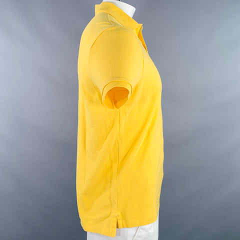 POLO by RALPH LAUREN Size L Yellow Cotton Short Sleeve Polo