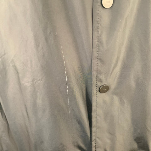 MONCLER Size XXL Black Polyamide Snaps Windbreaker Jacket