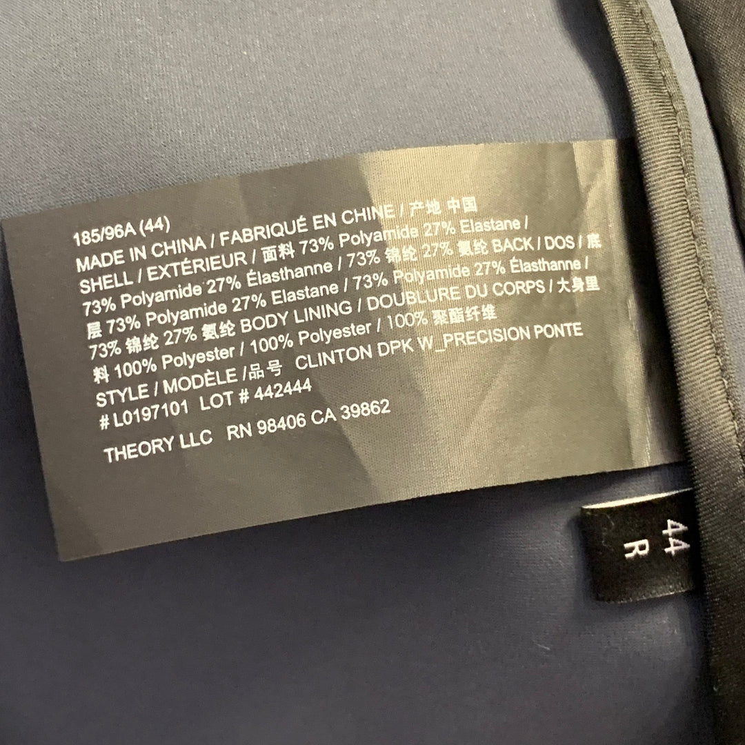 THEORY Size 44 Regular Grey Slate Polyamide Blend Sport Coat