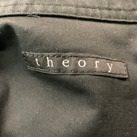 THEORY  Size M Black Zip Snaps Jacket