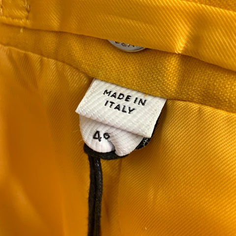 BURBERRY SS23 Size 36 Yellow Wool Double Breasted Suit