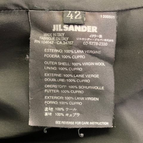 Veste croisée JIL SANDER T. 36 Laine vierge Noire