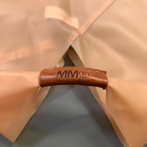 MAISON MARGIELA Beige Nude PVC Tote Handbag