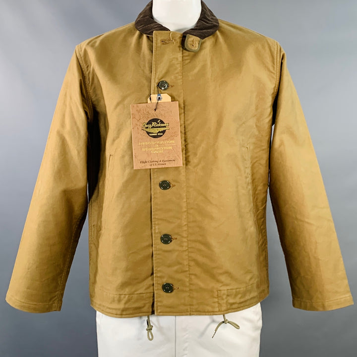 BUZZ RICKSON & CO. INC. Size 42 Green Khaki Cotton Military Coat