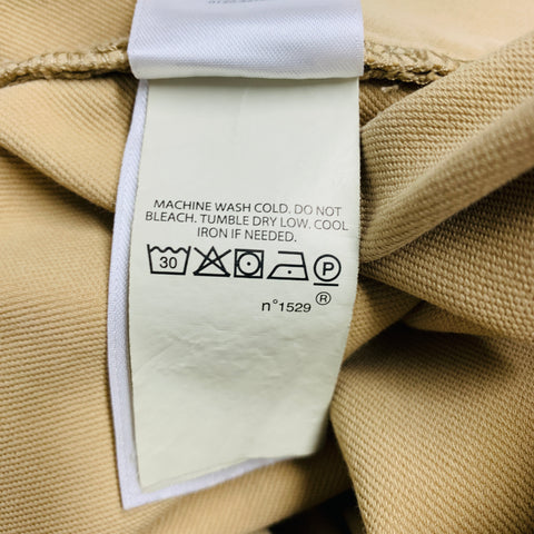 POLO de RALPH LAUREN Talla 38 Pantalón casual de mezcla de algodón beige con 5 bolsillos