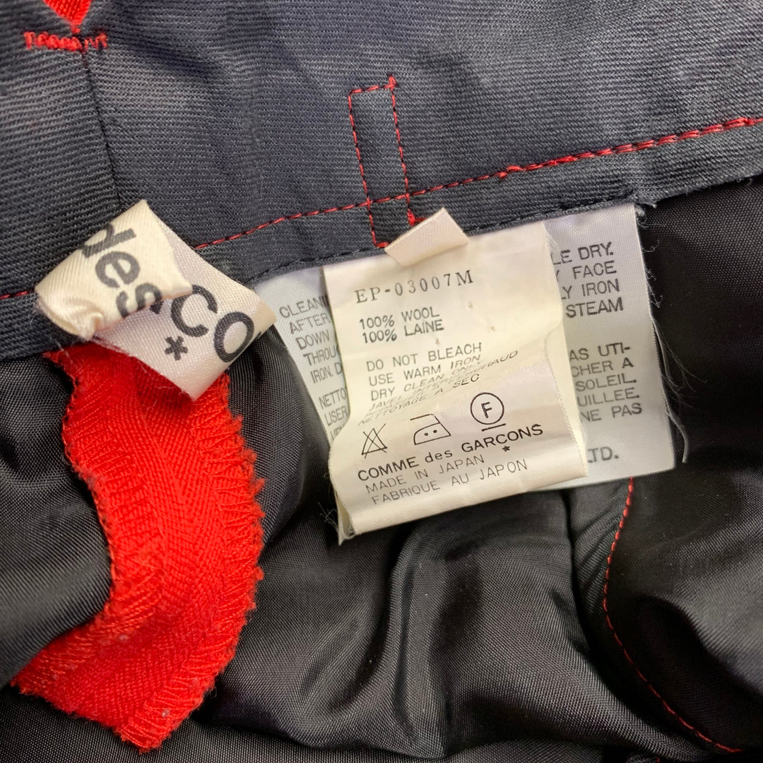 COMME des GARCONS Size M Red Wool Jodhpurs Dress Pants