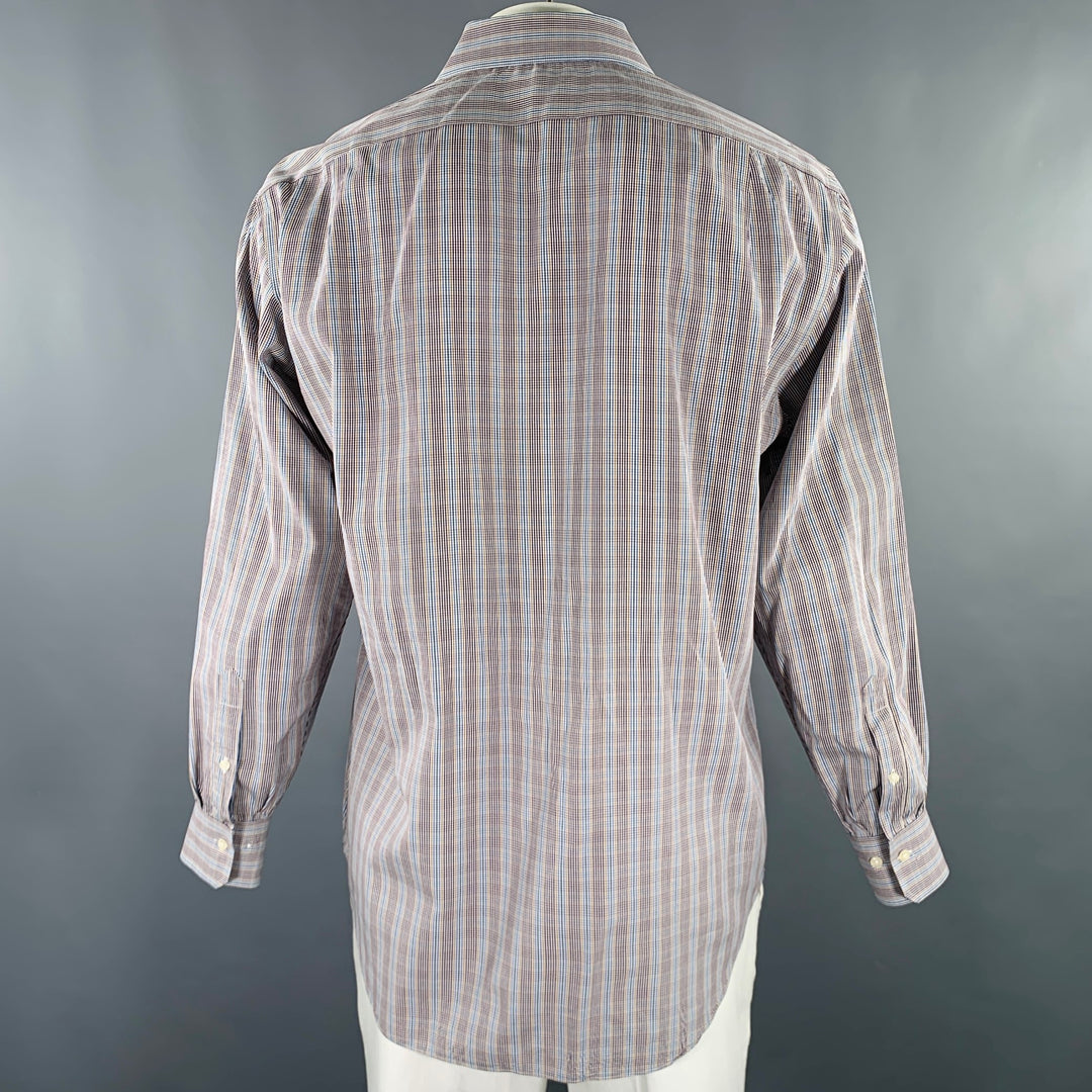 LORENZO UOMO Size XL Multi Color Checkered Cotton Long Sleeve Shirt – Sui Generis Designer Consignment LORENZO UOMO Size XL Multi Color Checkered Cotton Long Sleeve Shirt – Sui Generis Designer Consignment