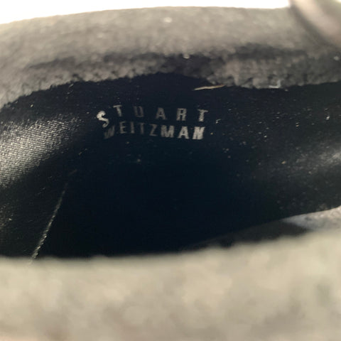STUART WEITZMAN Size 9 Black Suede Chelsea Boots