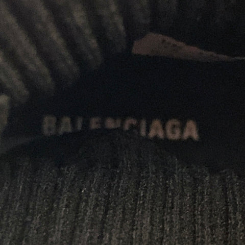BALENCIAGA Size 13 Speed 3.0 Black Polyester Blend Knit Sock Sneakers