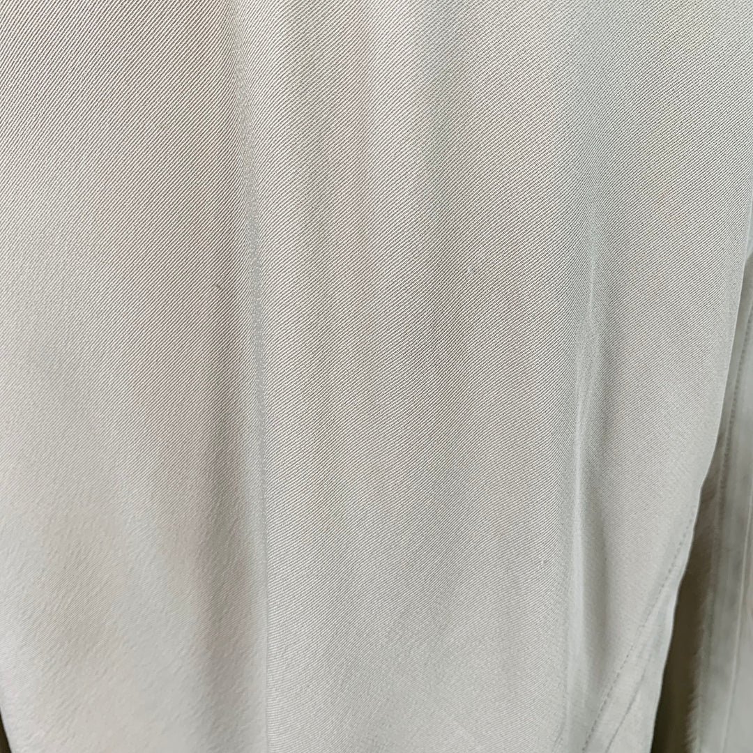 RICK OWENS SS16 Size 6 Cyclops Green Sage Viscose Blend Asymmetrical Long Skirt