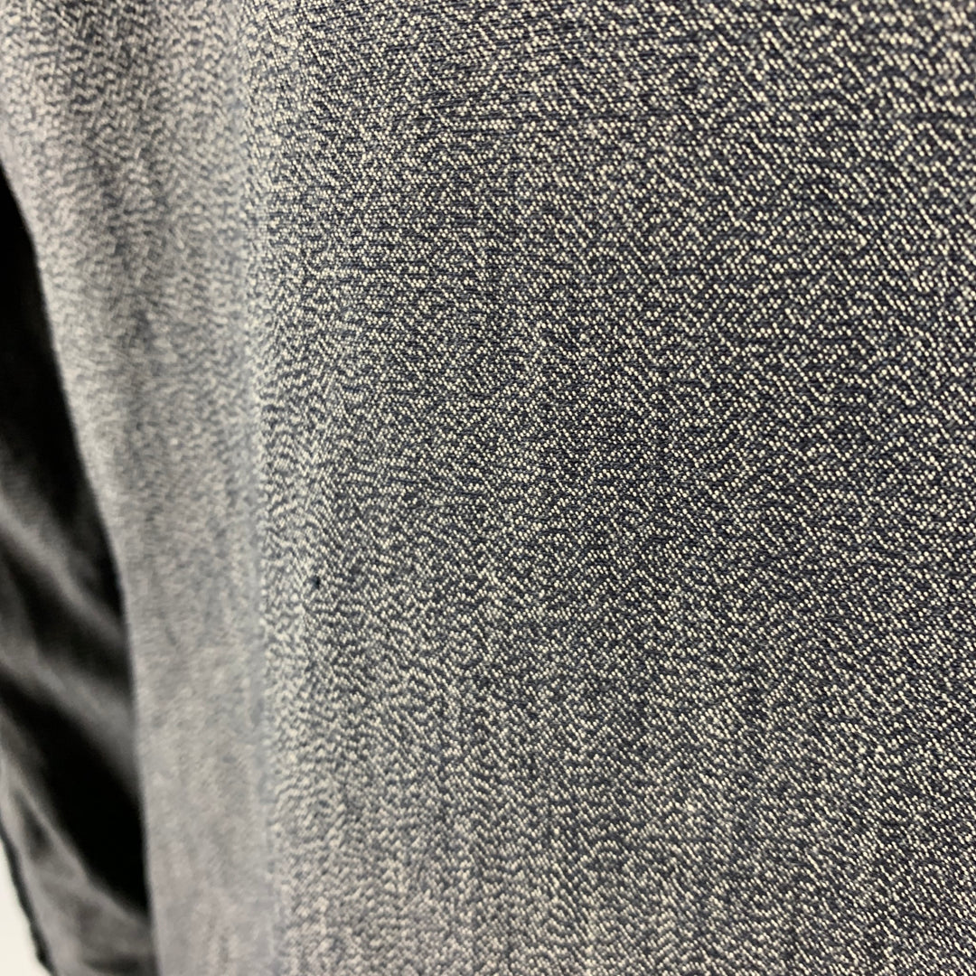 45rpm Size L Grey Cotton Notch Lapel Sport Coat