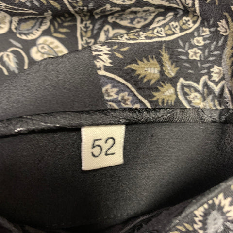 ETRO Size 42 Giacche Black Beaded Wool Notch Lapel Sport Coat