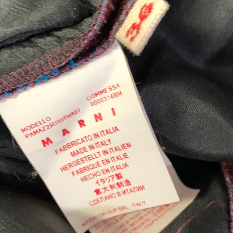 MARNI Size S Burgundy Pink & Blue Not Listed diamond Straight leg Casual Pants