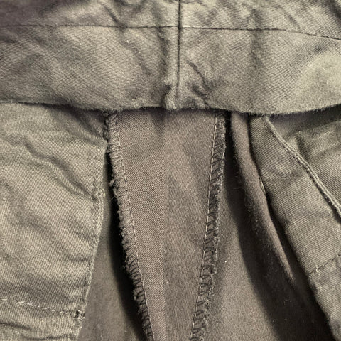 JOHN BARTLETT Size 30 Black Cotton Blend Belted Harness Casual Pants
