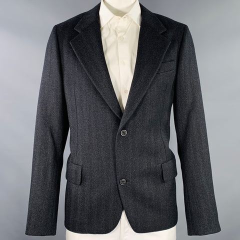 ALEXANDER MCQUEEN Veste de sport en cachemire de laine noire Taille 44