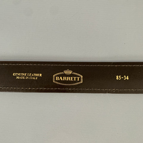 BARRETT Size 34 Brown Leather Belt