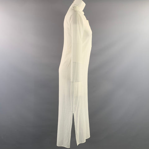 JAMES PERSE Size 0 White Cotton Tunic Dress Top
