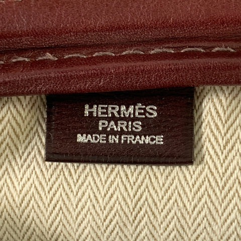 HERMES 2013 Hebdo Reporter Burgundy Togo Leather Palladium Messenger Bag