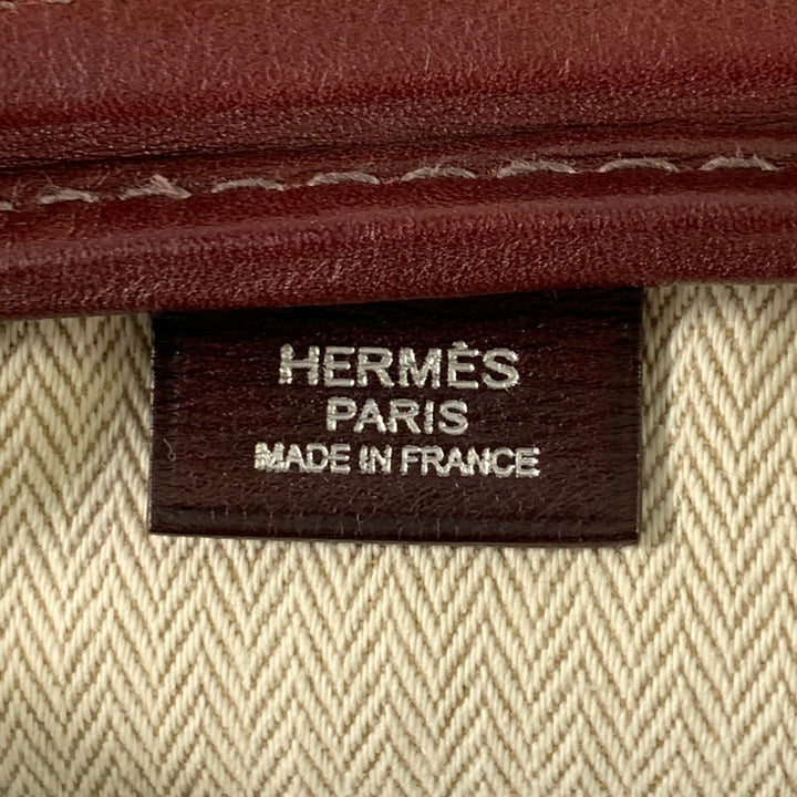 HERMES 2013 Hebdo Reporter Burgundy Togo Leather Palladium Messenger Bag