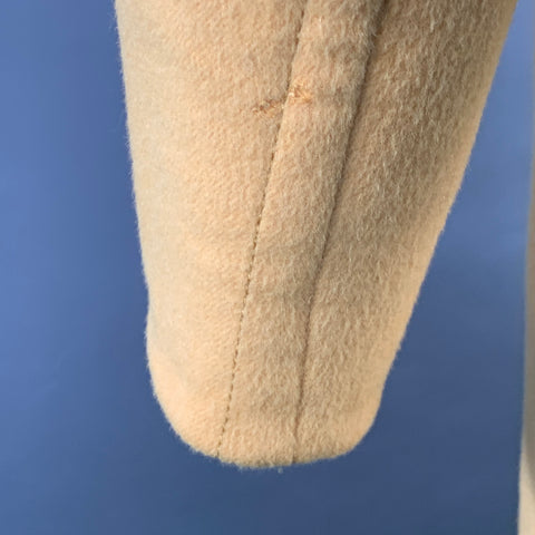 PRADA Size 2 Yellow Virgin Wool Angora Cashgora Single Breasted Coat