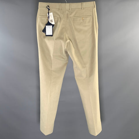 ROTA Size 32 Tan Cotton Straight leg Casual Pants