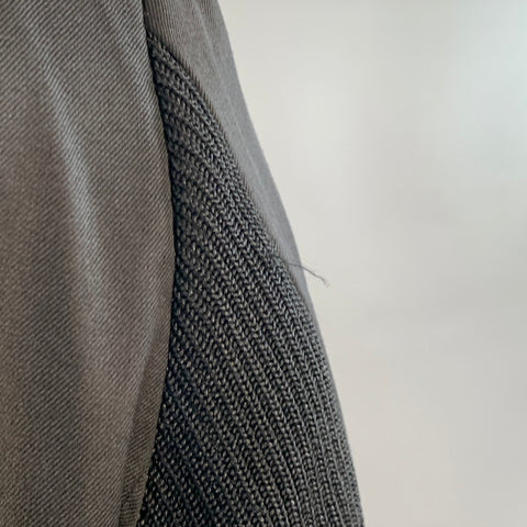 MOSCHINO COUTURE Size 40 Black Wool Blend Single Button Notch Lapel Sport Coat