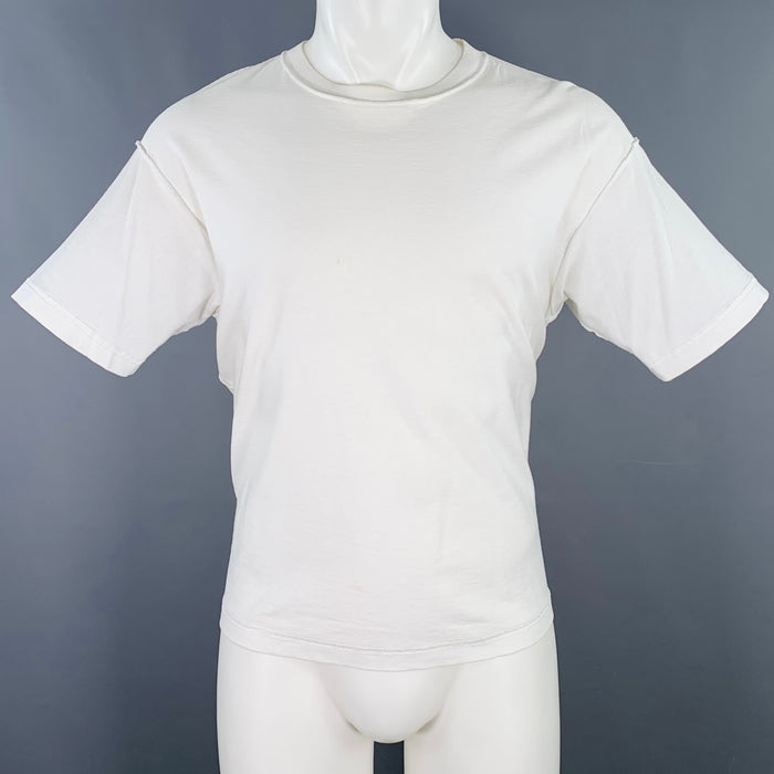 JOHN ELLIOTT Size XS White Cotton Reverse Seams T-shirt