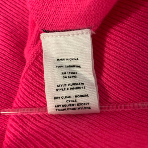 HELMUT LANG Size XS Pink Knitted Cashmere Crew-Neck Sweater