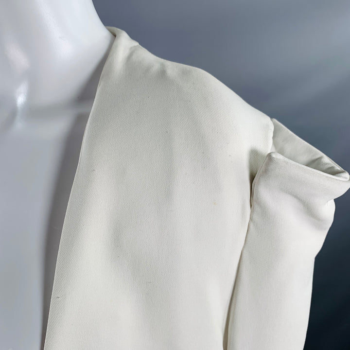 GARETH PUGH SS09 Size M White Black  Two Tone Open Front Coat