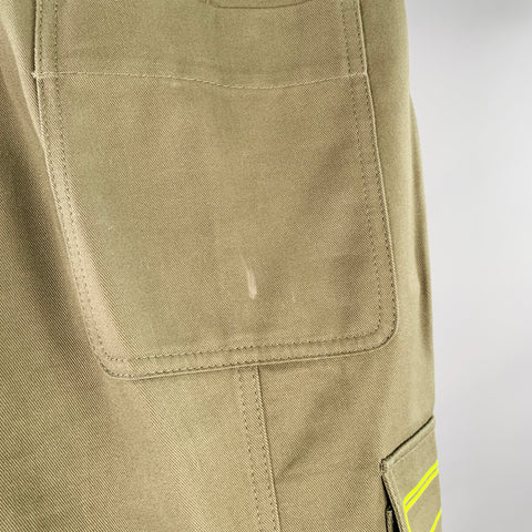 VALENTINO Size 30 Olive Neon Cotton Cargo Pockets Casual Pants