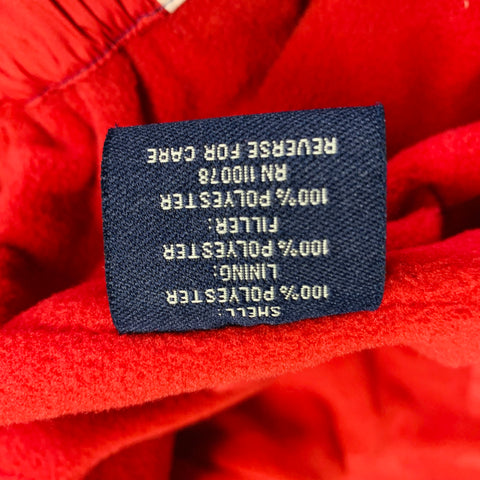 POLO by RALPH LAUREN Size L Navy Red White Logo Polyester Jacket