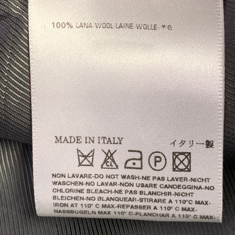 MAISON MARTIN MARGIELA Size 32 Grey Heather Wool Flat Front Dress Pants
