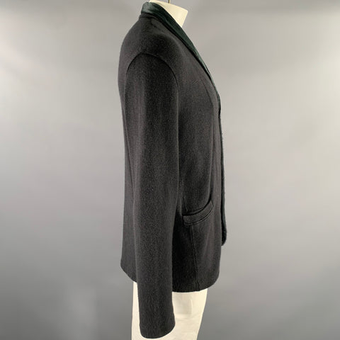 RRL by RALPH LAUREN Size L Black Knit Cashmere Cardigan