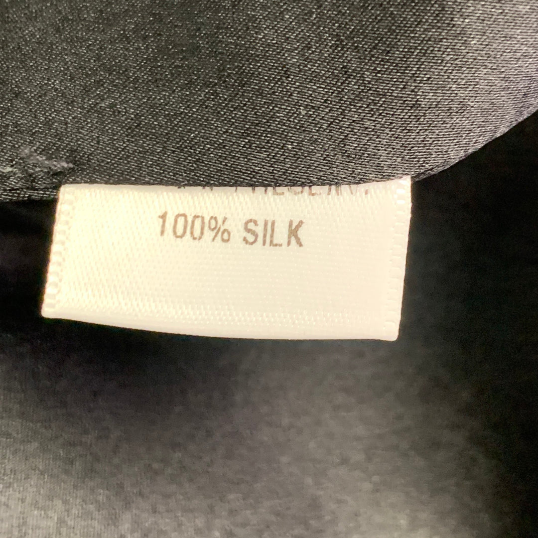 PRABAL GURUNG Size S Black Silk Cut Out Sleeveless Cocktail Dress