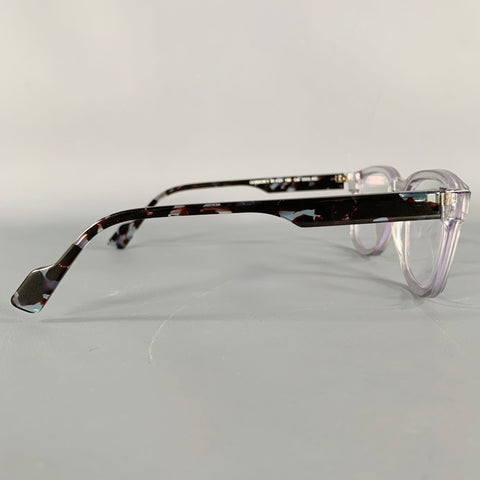FACE A FACE Gordon 1 Grey Clear Marbled Acetate Eyewear
