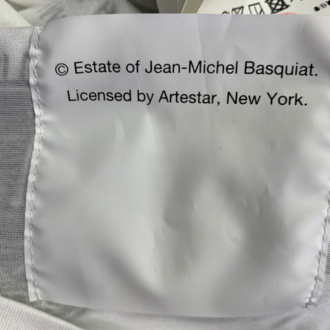 JUNYA WATANABE 2022 Size M White Black Basquiat Graphic Cotton Crew Neck T-shirt