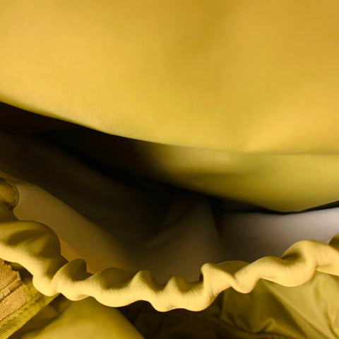 VISVIM Verde -Cordura 20L- Mochila con ribete de cuero de nailon