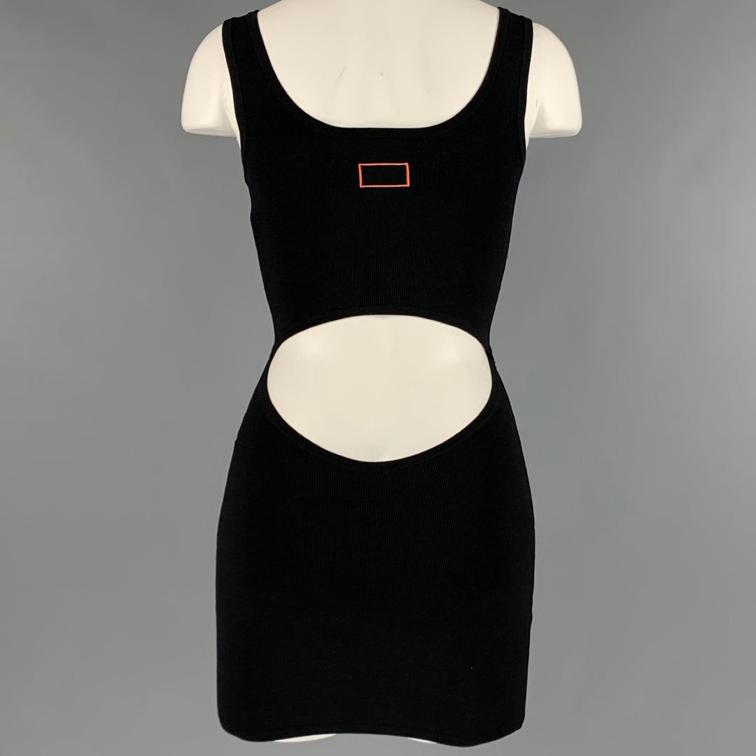 CALVIN KLEIN Size XS Black Jersey Tank Bodycon Mini Dress  Sui Generis  Designer Consignment