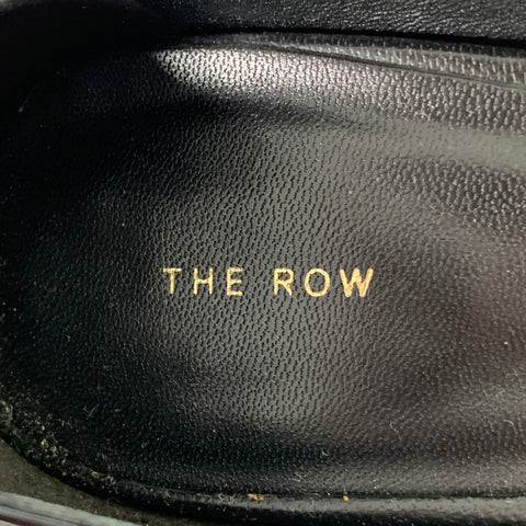 THE ROW Size 7 Black Patent Leather Pointed Toe Pumps