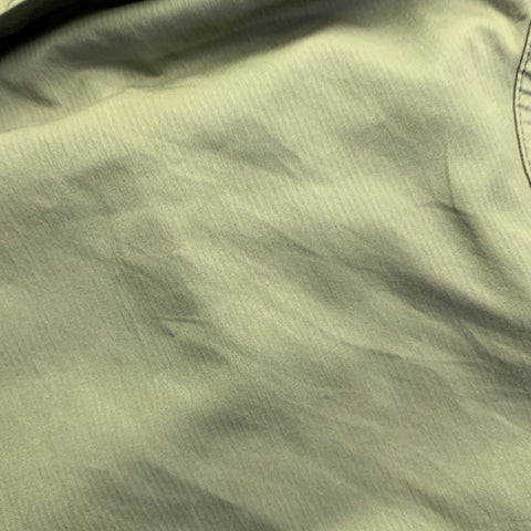 JUNYA WATANABE Size M Olive Green Cotton Herringbone Poncho Coat