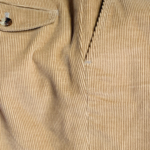 BAND OF OUTSIDERS Size S Tan Corduroy Cotton Notch Lapel Suit