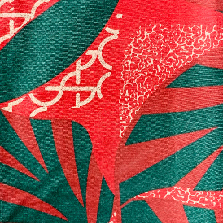 G-STAR By PHARRELL SS17 Size 30 Elwood X25 Red Green Batik Cotton Tapered Casual Pants