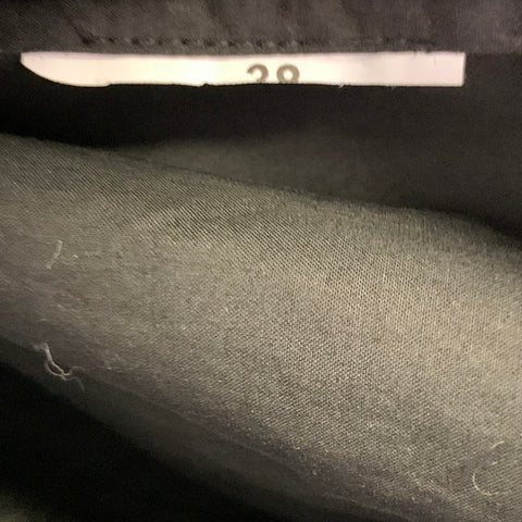 MM6 MAISON MARGIELA Size S Black Cotton Hooded Drawstring Pullover